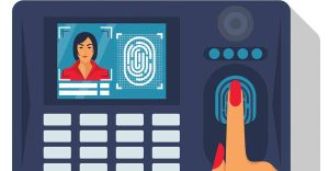 badge RFID e biometria